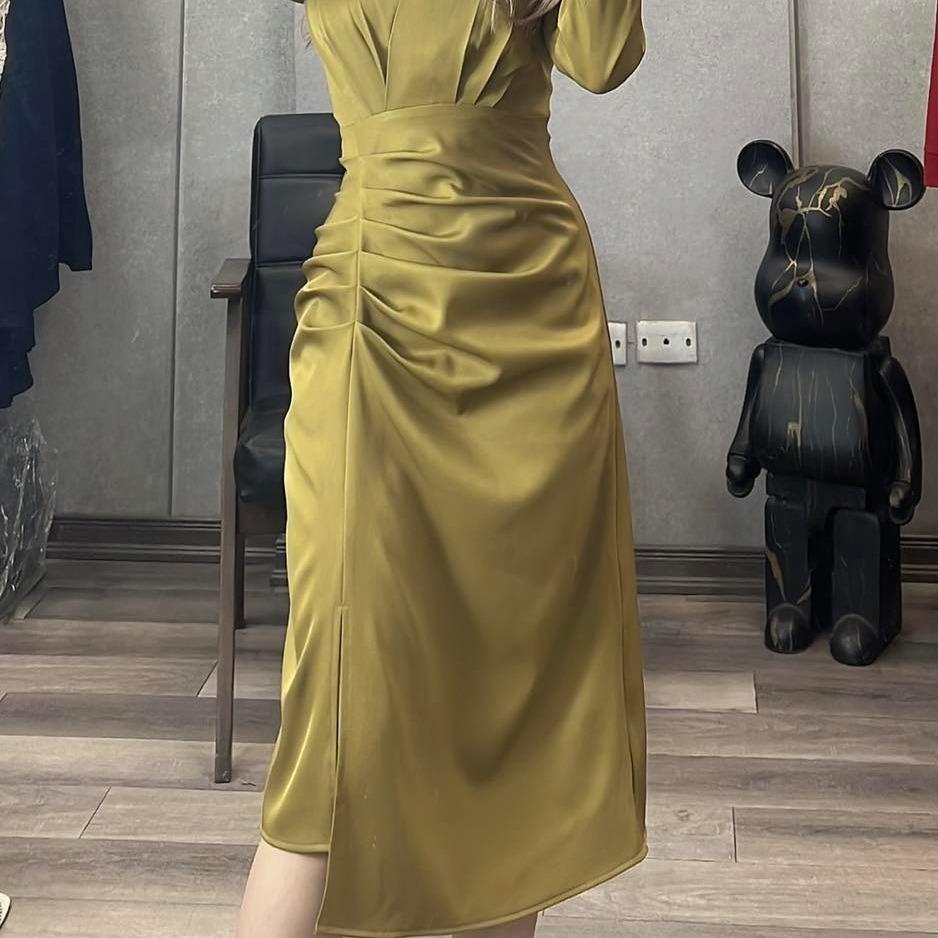 Váy sơ mi tay dài t208