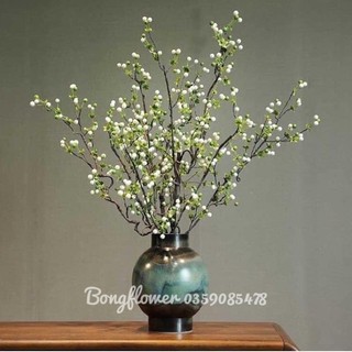 👉 Cành Cổ Sơ ri trang trí cắm điểm dài 100cm gồm 6 nhánh hàng loại 1