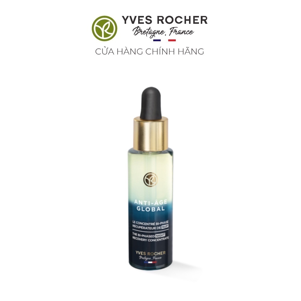Tinh chất dành cho ban đêm Yves Rocher THE BI-PHASED NIGHT RECOVERY CONCENTRATE 30ml