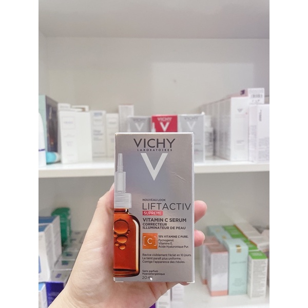 Serum 15% Vitamin C làm sáng, cải thiện làn da lão hóa VICHY Lifactiv Vitamin C 30ml