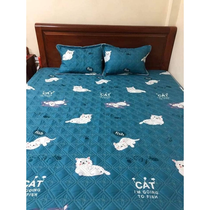 Ga Chun Trần Bông 3 Lớp ,Ga Trải Giường Dày Dặn-Đảm Bảo Bền Đẹp Không Xù Lông