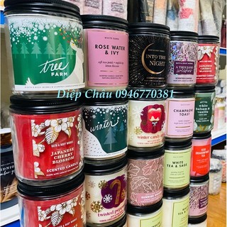 🌱NHIỀU MÙI🌱 Nến thơm 1 bấc Bath and Body Works
