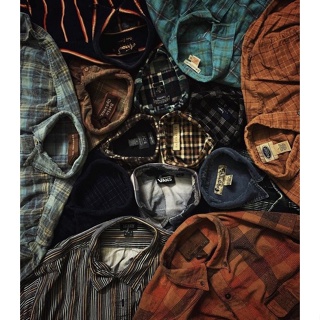 Áo 2hand Flannel-Caro ( Chọn Mẫu ) Size S-M-L Áo Flannel 2hand - Kaki 2hand - Denim 2hand - Sơ mi ca rô