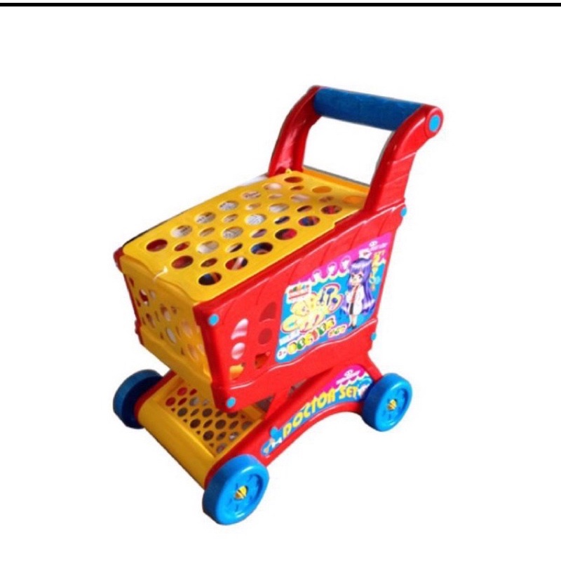 Xe siêu thị kèm bộ làm bếp ko nhạc