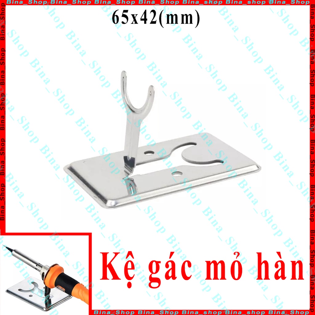 Kệ gác mỏ hàn nhỏ 42x65mm, giá đỡ mỏ hàn nhiệt