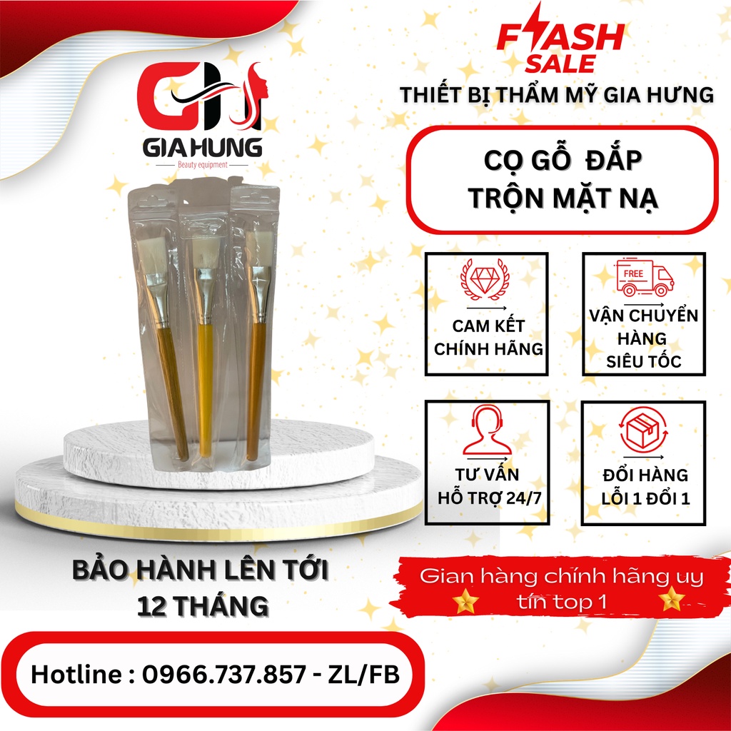 Combo 20 cọ gỗ dùng quét mặt nạ