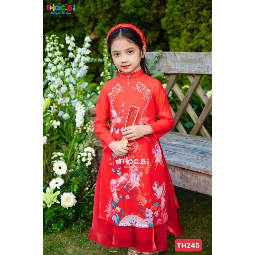 Áo Dài Tết Cho Bé Gái Cách Tân