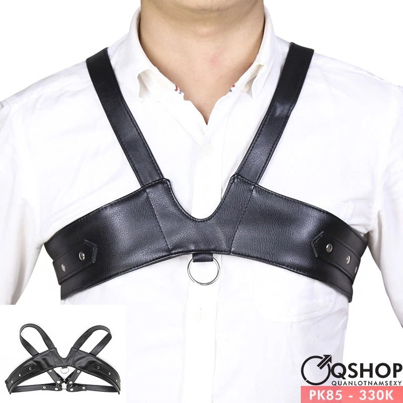 Đai ngực da nam đai đeo ngực cho nam điều chỉnh kích thước QSHOP QL69 QL189