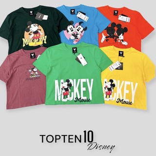 Áo thun mickey form lửng nhiều màu dể thương