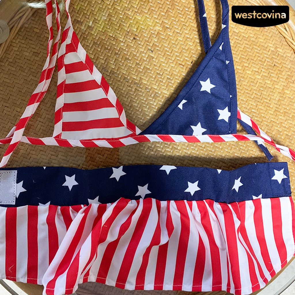 [COD]♘Bộ Đồ Bơi Bikini In Họa Tiết Dễ Thương Thời Trang Mùa Hè Cho Cún Cưng