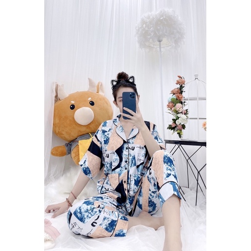 Pijama nữ lụa mango