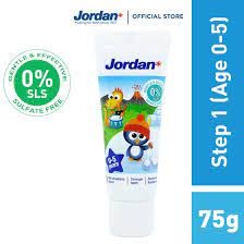 Combo 2 Kem đánh răng jordan cho bé Step 2 (6-12 TUỔI)