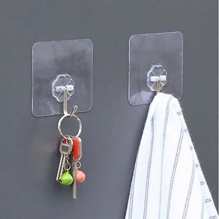 Móc dán tường trong suốt siêu dính bachhoaonline