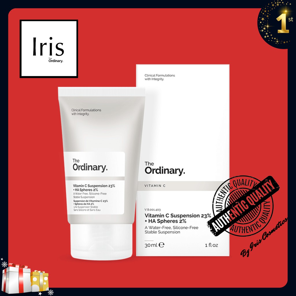 Kem dưỡng sáng da Vitamin C Suspension 10% 23% 30% + HA Spheres 2% - The Ordinary (BÁN CHẠY)