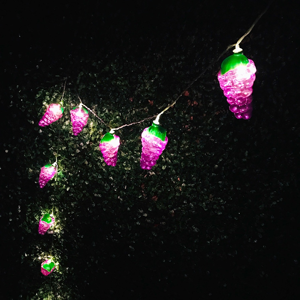 Dây Đèn LED 10 Bóng 1.5m Ánh Sáng Trắng Ấm Trang Trí Tiệc