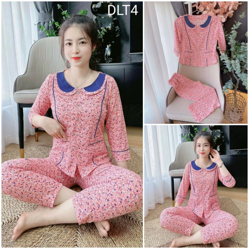 [BunnySky] Set đồ bộ quần áo mặc nhà, bộ quần áo nữ mặc sau sinh rẻ đẹp