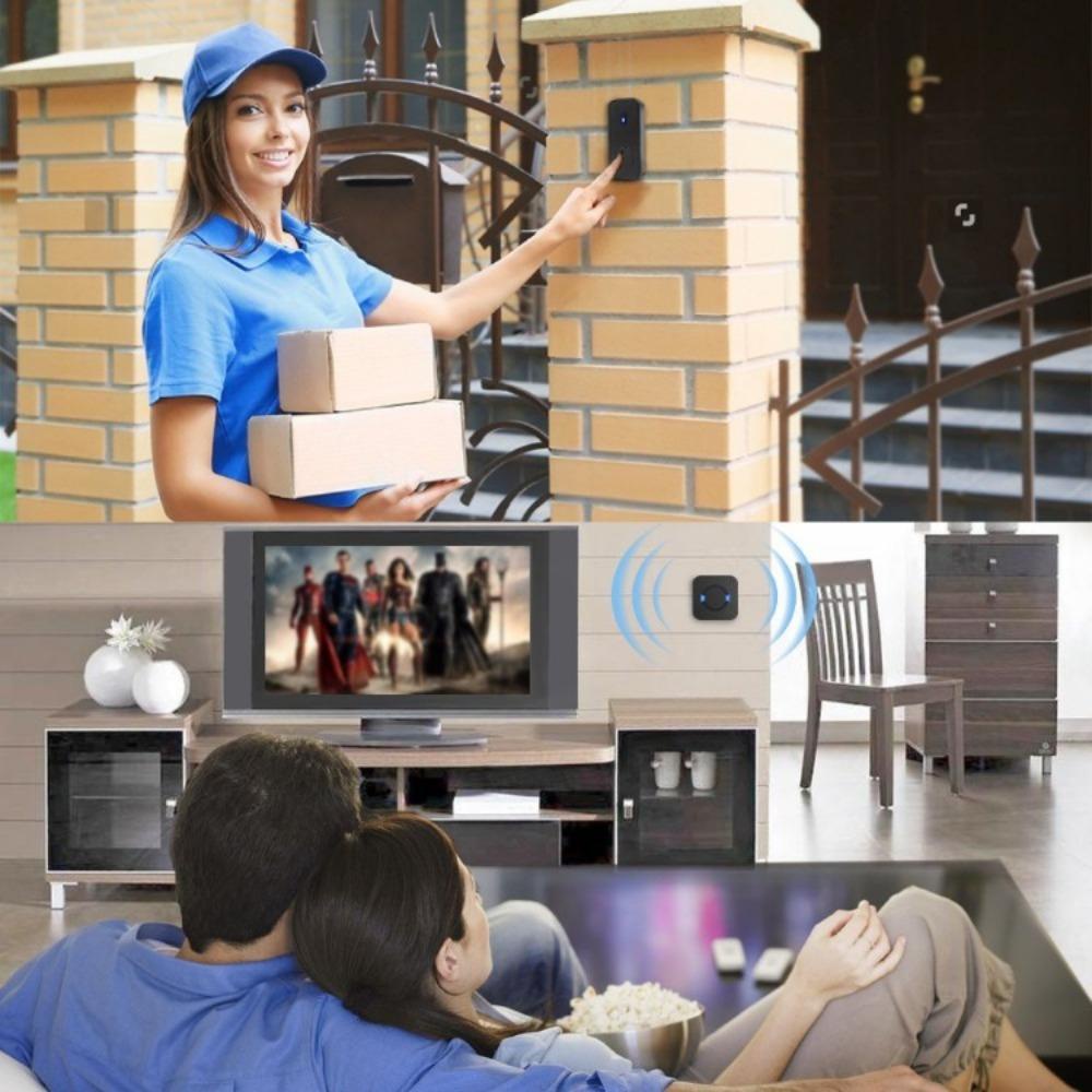 Chuông Cửa Không Dây Chống Nước 55 Giai Điệu