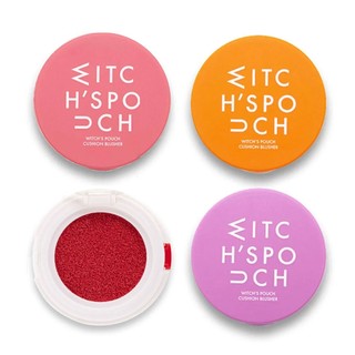  Witch's Pouch Phấn Má Hồng Dạng Cushion Dưỡng Ẩm Che Phủ Toàn Diện Màu Sắc Sống Động Phong Cách Hàn Quốc 