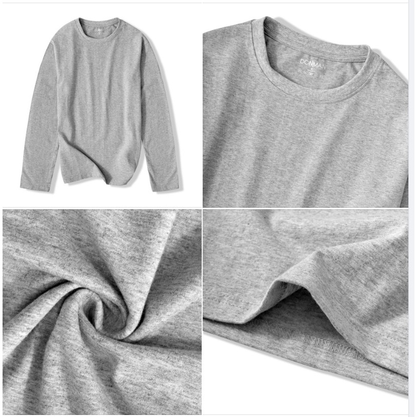 Áo thun Tay dài nam 100% cotton nhiều màu co giãn chất vải mềm mịn, hợp dáng dễ phối đồ - V220