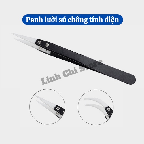 Banh nhíp lưỡi sứ chống tĩnh điện