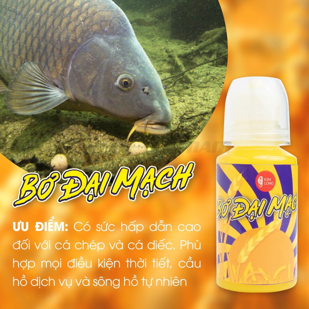 Tinh Mùi Bơ Đại Mạch Kim Long - Chuyên Dùng Câu Cá Chép , Diếc...