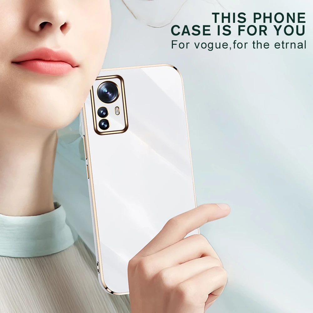 Ốp lưng Điện Thoại Viền Vuông Mạ Sang Trọng Cho Realme C55 C35 C30 C30s C33 Narzo 50i 50A Prime 5G 4G 2023