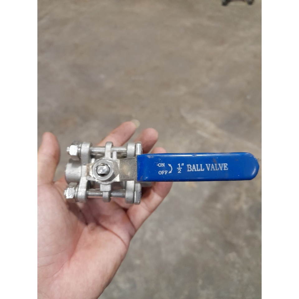 Van Bi inox nối hàn loại 3 mảnh stainless Steel 3 Piece Body Ball Valve