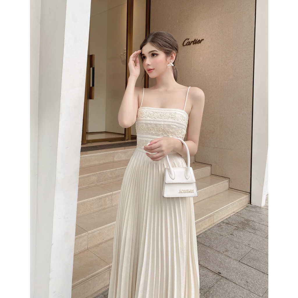 𝐉𝐔𝐋𝐈𝐄 | Đầm thiết kế Ellie dập ly sang chảnh