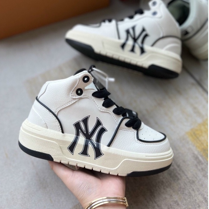 Giày mlb chunky liner high cao cổ đen trắng, B đỏ mận, NY Xanh đậm các mẫu hót nhất tặng FullBoxBill
