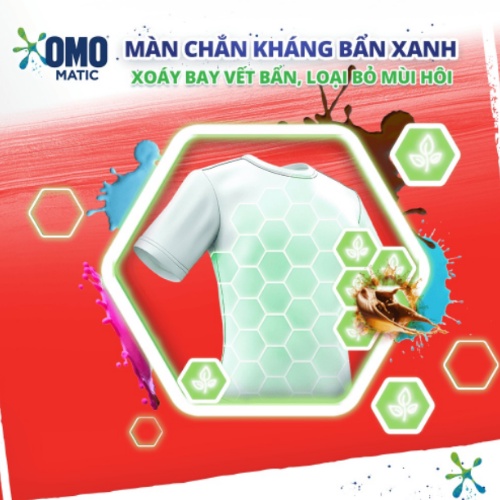 [QUÀ TẶNG KHÔNG BÁN] Nước giặt OMO Matic Bền đẹp Cửa trước túi 2.8kg