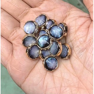 Set 5 nút loang màu xà cừ, nút kiểu 12mm