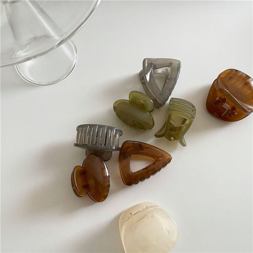 Kẹp Tóc Càng Cua Hình Cá Mập / Oval Nhỏ Xinh Thời Trang Dự Tiệc Cho Bạn Gái