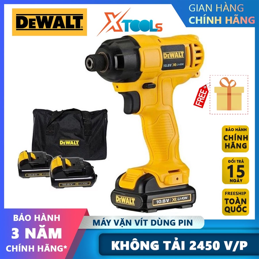 Máy vặn vít dùng pin DEWALT DCF805C2-B1 Máy khoan vít động lực, Hiệu thế pin 10.8V, vặn, xiết chặt ốc vít vào sâu trong