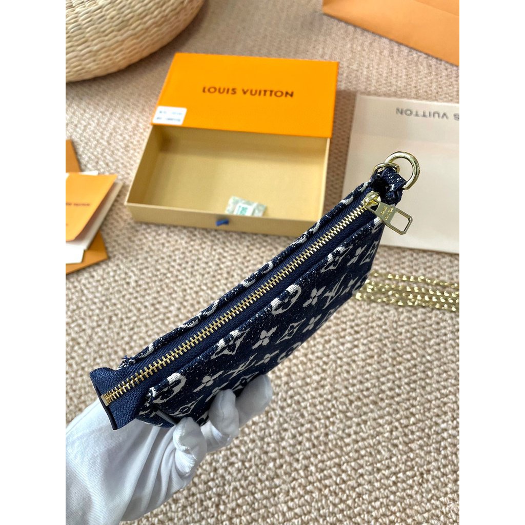 Túi Đựng Mạt Chược mini Lv Dây Đeo Vai Dài 15.9cm XLR8