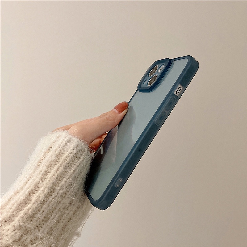 Ốp Điện Thoại TPU Mềm Trong Suốt Chống Sốc Cho iPhone 14 13 12 11 Pro Max XS XR X 8 7 Plus
