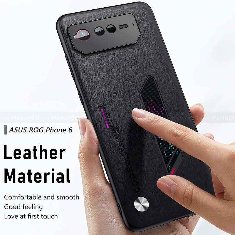 Ốp Điện Thoại PC Cứng + Da PU Thời Trang Sang Trọng Cho ASUS ROG Phone 6 6D 5 5s