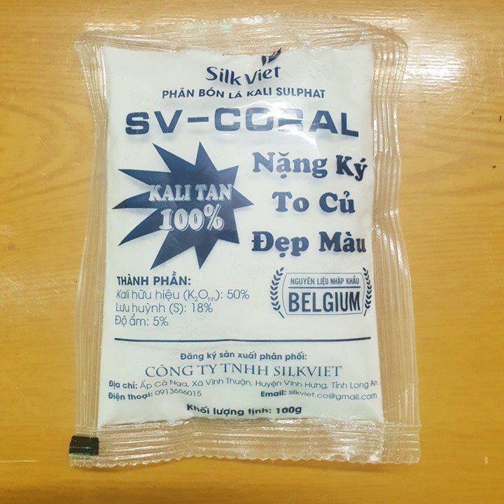Phân Bón Lá Kali Tan 100gr
