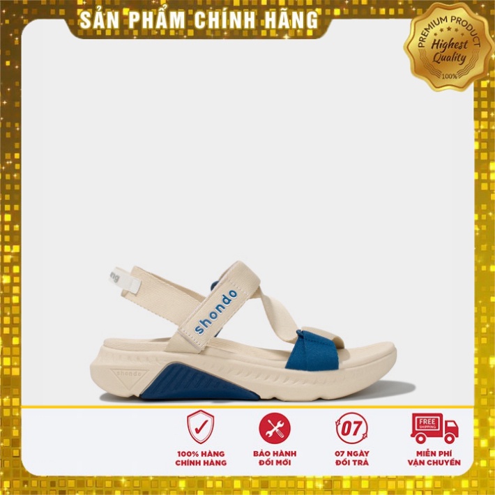 Giày SHONDO Sandals F7 racing be phối xanh dương F7R2530