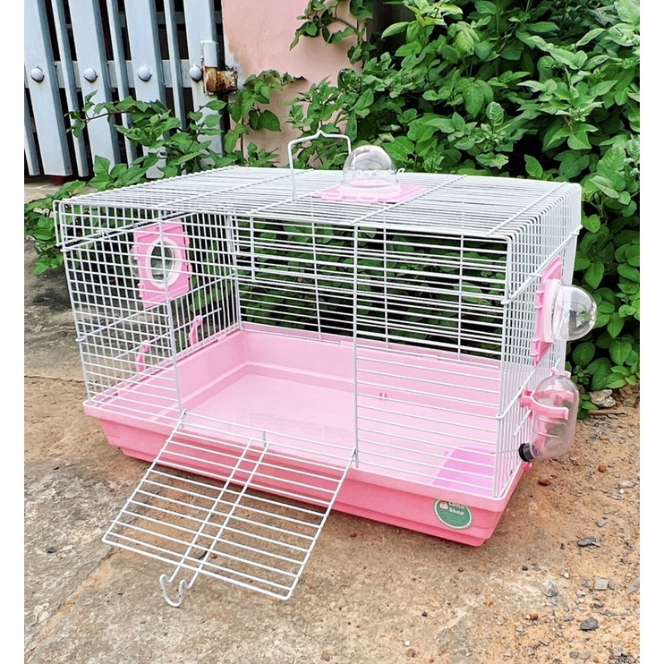 Lồng 47cm (kèm cửa chui) nuôi hamster. Lồng 47cm nâng cấp. Chuồng sắt nuôi hamster/rat