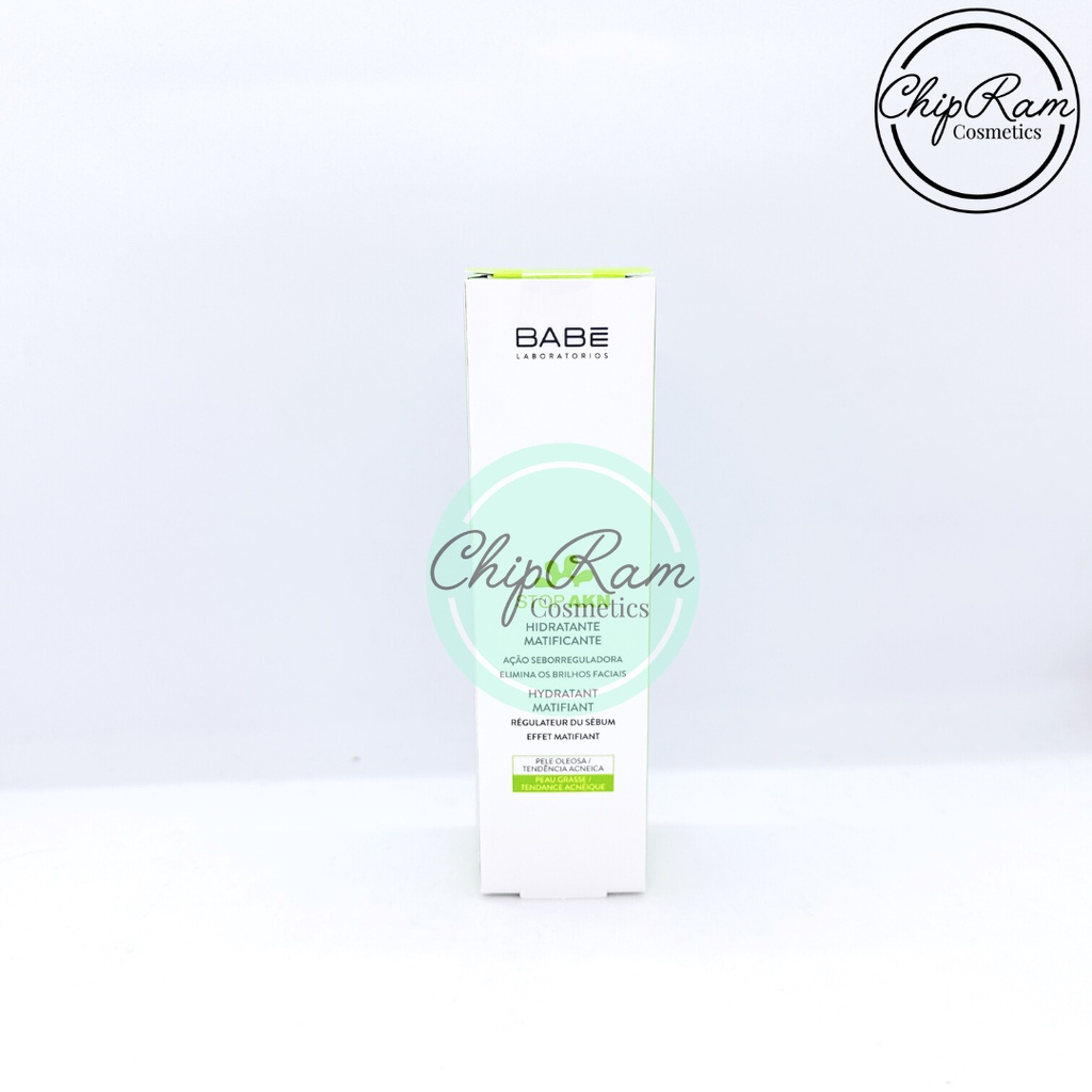 KEM DƯỠNG MATTIFYING MOISTURISER BABE KIỀM DẦU, GIẢM MU.N 50ML