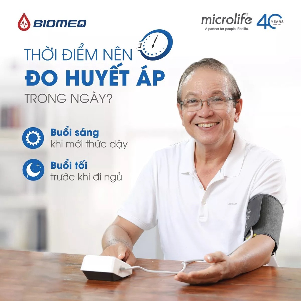 Máy đo huyết áp MICROLIFE B3 Basic công nghệ MAM thông minh đo 2 lần kép bảo hành 5 năm