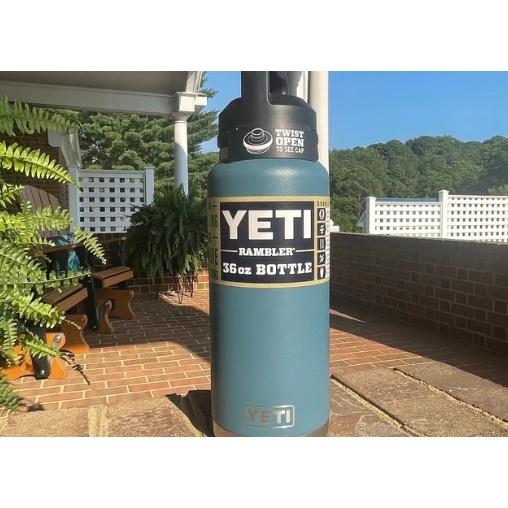 Bình Ly Giữ Nhiệt YETI USA Rambler thép cao cấp không rỉ 36oz 1064ml 12oz 16oz 18oz 20oz 26oz 30oz ống hút inox Nhập Mỹ