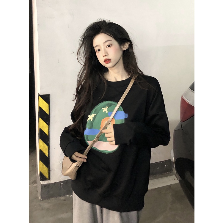 NRVP Áo Thun Nữ Dài Tay 100% Cotton Phong Cách Hàn Quốc Thời Trang Mới 2023