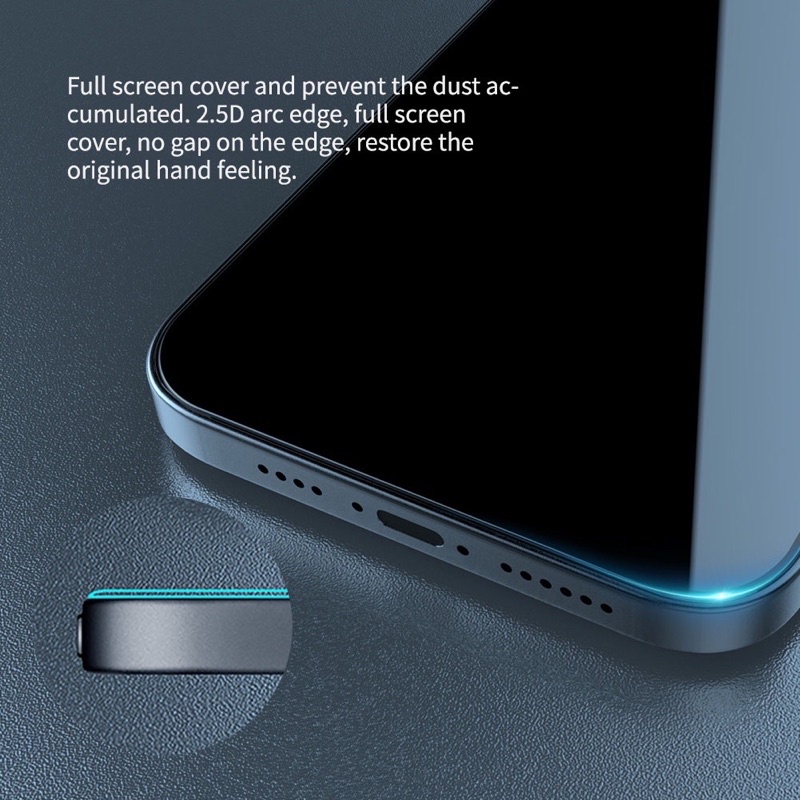 Kính cường lực chống nhìn trộm  NILLKIN GỦADIAN cho iPhone X đến 15 Pro Max