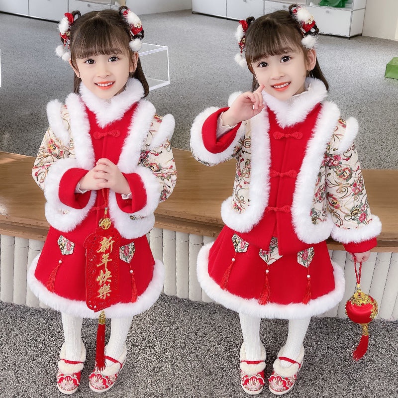 CATIMINI Đầm Thời Trang Năm Mới Xinh Xắn Dành Cho Bé Gái