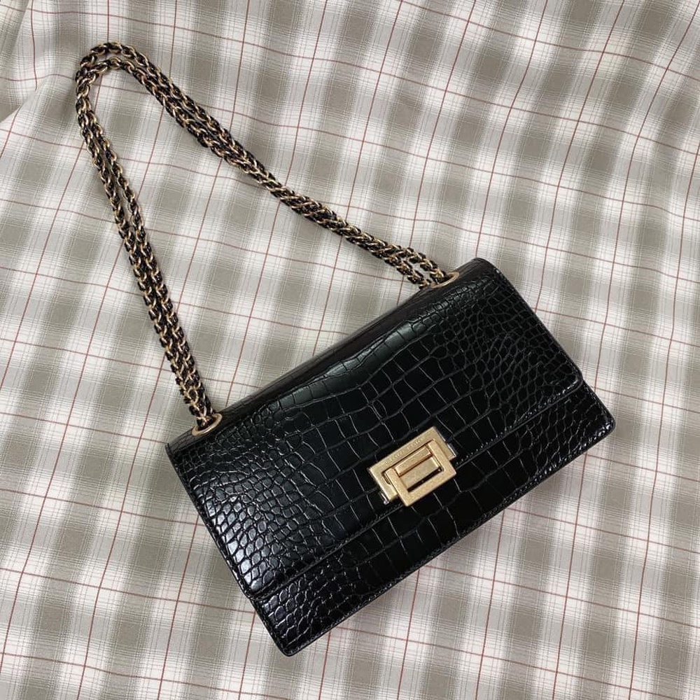 Túi Xách C&K Siêu Xinh Siêu Sang Dây Phối Xích Đeo Chéo Tiện Lợi