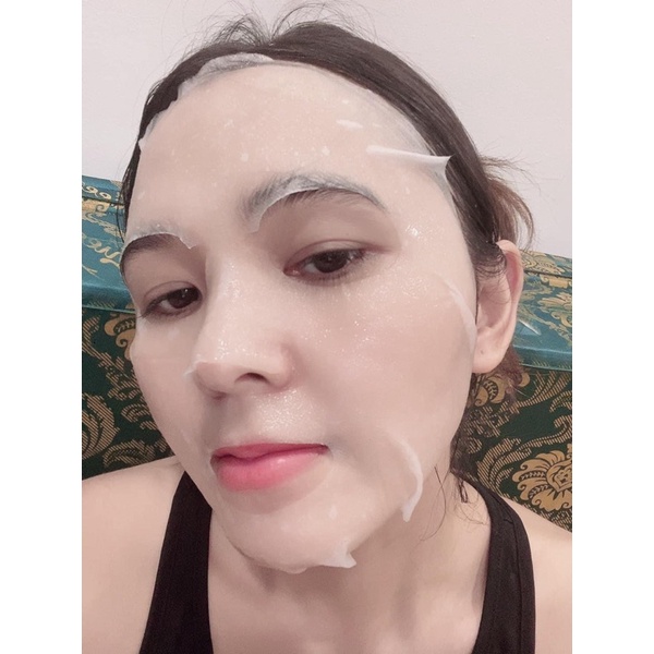 Lẻ 1 miếng Mặt Nạ Trẻ Hóa, Trắng Da, Căng Bóng Curenex Instense Glow &amp;Shine Rejuvenating Mask