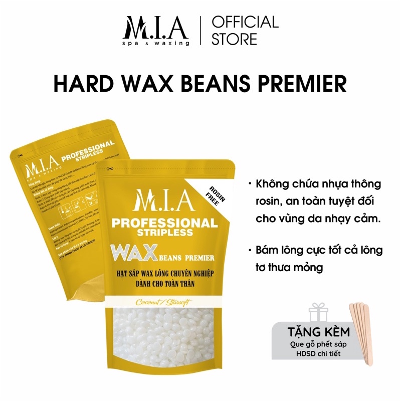 Sáp Wax Lông Nóng MIA WAXING wax lông nách, lông chân Siêu Bám Lông ...