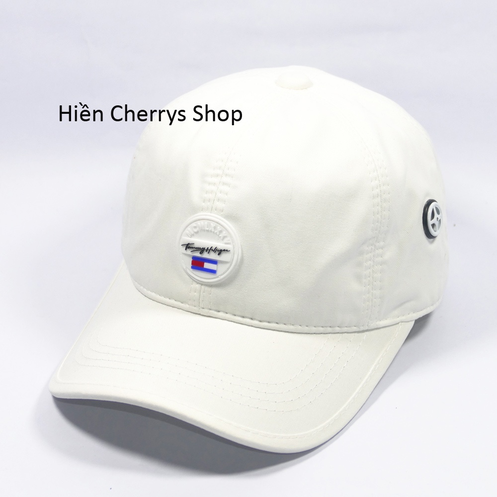 Nón kết mặt da T.omM.y Hilfiger cao câp- Chất liệu kaki thích hợp cho tín đồ tuổi teen mê nón xịn.