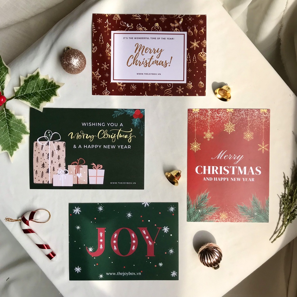 Thiệp chủ đề Sinh nhật, Chúc mừng, Giáng sinh, Cảm ơn, Yêu thương, Valentine.. THE JOY BOX